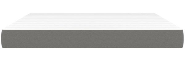 vidaXL Taschenfederkernmatratze Mittel Dunkelgrau 160x200x20 cm Stoff 347815 Bild 3