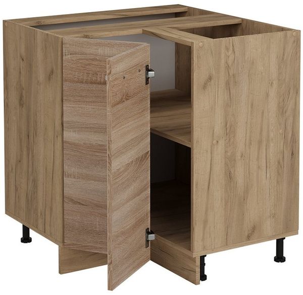 Eckunterschrank R-Line Sonoma 75.6 cm ohne Arbeitsplatte Vicco Bild 3