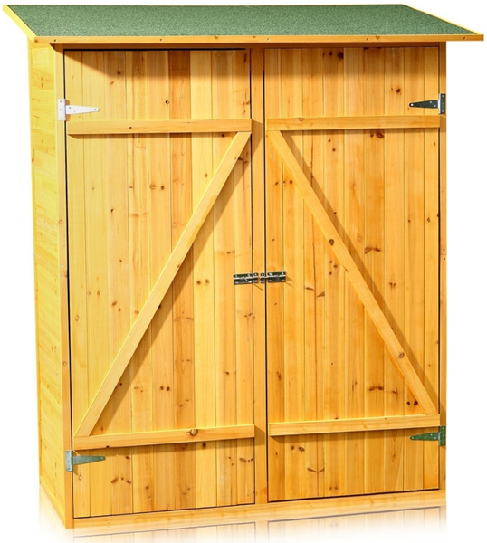 Gartenschrank Geräteschuppen Holzhäuschen Gerätehaus Verschließbar Stauraum Holz