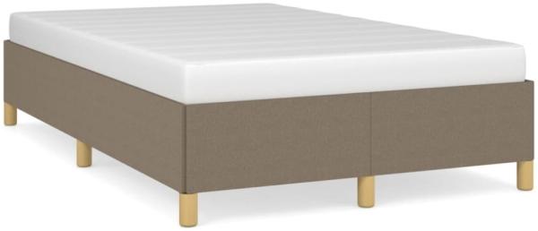 Bettgestell Taupe 120x200 cm Stoff [347153] Bild 2