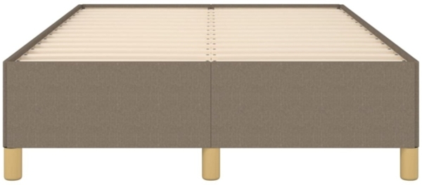 Bettgestell Taupe 120x200 cm Stoff [347153] Bild 5