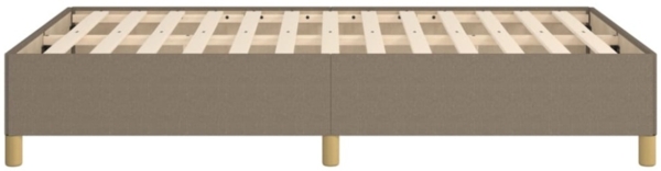 Bettgestell Taupe 120x200 cm Stoff [347153] Bild 6
