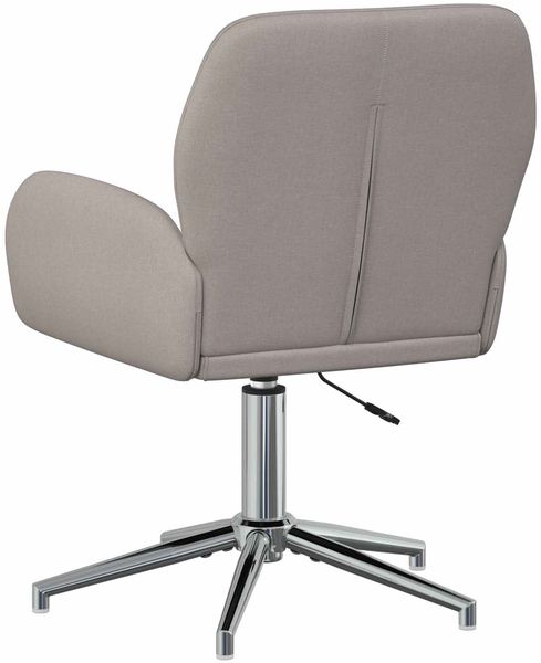 vidaXL Drehstühle 4 Stk. 54 x 58 x 90 cm Taupe Stoff 3428308 Bild 5