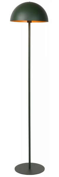 Licht-Erlebnisse Stehlampe PAZIL, ohne Leuchtmittel, Metall E27 160 cm hoch Grün rund Industrial Design