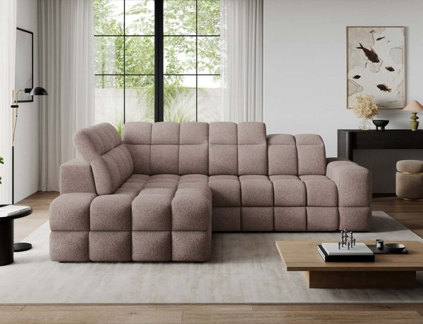 Ecksofa Bronon mit Schlaffunktion und Bettkasten | Eltap | Paolli