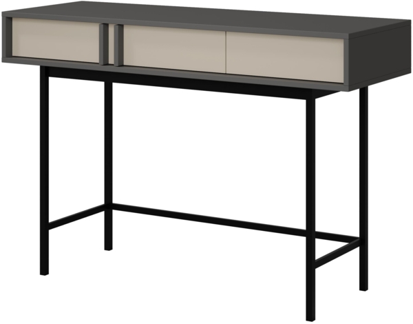 Konsolentisch Agova AL11 (Farbe: Anthrazit / Hellbeige)