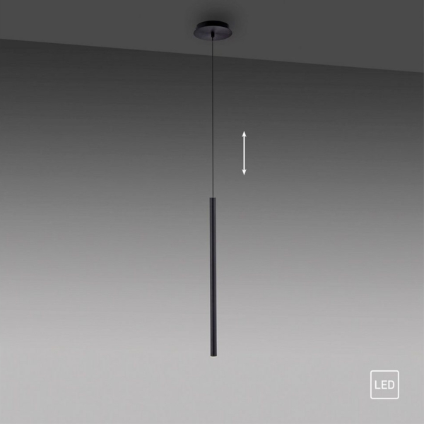 Paul Neuhaus Pendelleuchte FLUTE, LED fest integriert, Warmweiß Bild 3