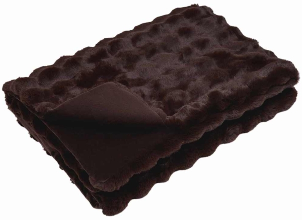 vidaXL Kunstfell Kaninchenfell Decke 4 pcs Kamel 220 x 240 cm 42021799 Bild 2