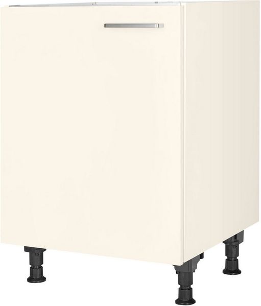 nobilia® Spülenschrank "Touch", Ausrichtung wählbar, vormontiert, in den Breiten 45 und 60 cm, mit höhenverstellbaren Sockelfüßen