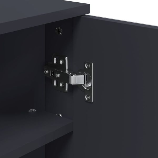 vidaXL Eck-Spiegelschrank Grau 30x24x60 cm 357978 Bild 8