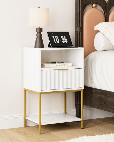 Nachttisch mit Goldrahmen 3-Tier Endtisch