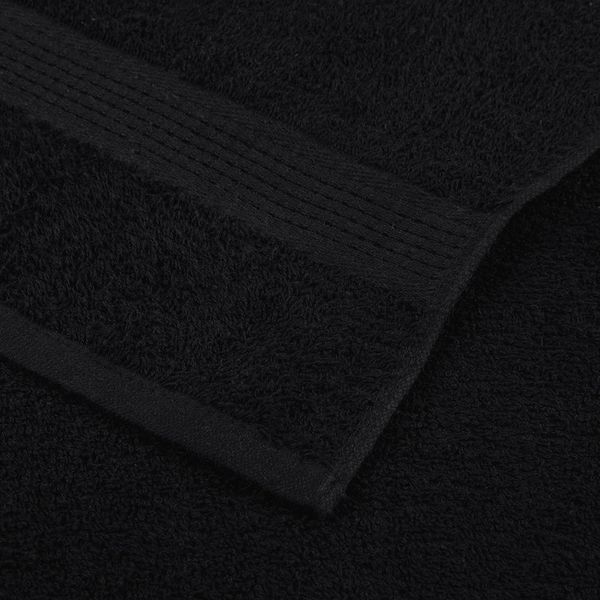 vidaXL Handtücher FROGN 2 Stk. Schwarz 50x100 cm 360 g/m² 136950 Bild 6