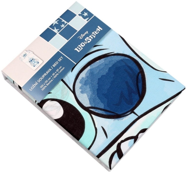 Sarcia. eu Kinderbettwäsche DISNEY Stitch Baumwoll Kinderbettwäsche, 100% Baumwolle, 100x135 cm Bild 2