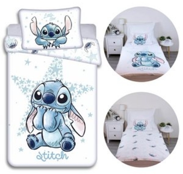 Sarcia. eu Kinderbettwäsche DISNEY Stitch Baumwoll Kinderbettwäsche, 100% Baumwolle, 100x135 cm Bild 6