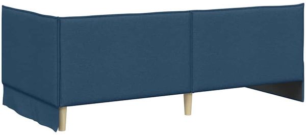 vidaXL Eckbettgestell mit Kopfteil Blau 80 x 200 cm Stoff 42016454 Bild 7