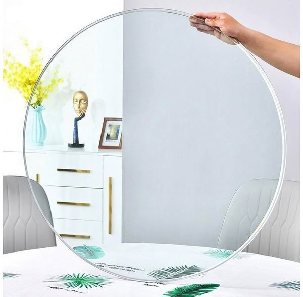 ANYSUN Tischplatte Glasablage,Glasplatte,Tischfolie Transparente (Separate runde Tischplatte aus vorgespanntem Glas, Ø 46 cm/Ø 51 cm/Ø 61 cm/Ø 71 cm/Ø 76 cm), langlebig Ohne Montageaufwand. Geeignet für Küche,Wohnzimmer,Essbereich