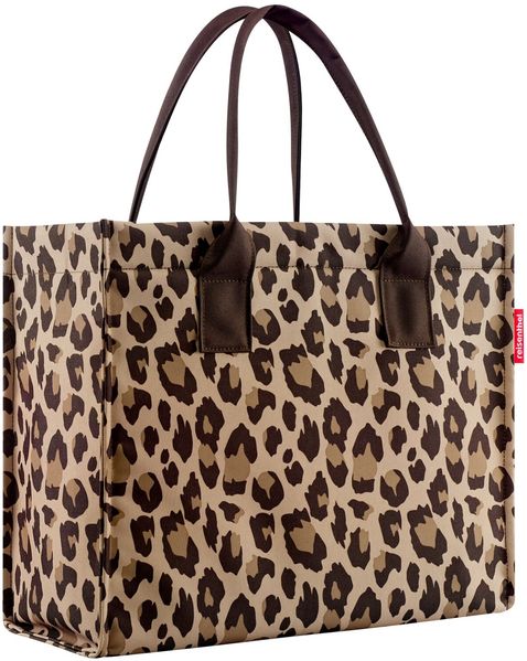 Reisenthel 'Daily Shopper' Taschen & Einkaufskörbe, Polyester leopard, 42 x 35 x 17 cm