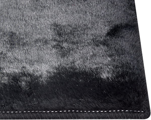 Kunstfellteppich Kaninchen schwarz 160 x 230 cm MIRPUR Bild 6