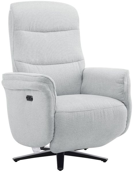Relaxsessel Andy, Stoff, Grau, 92 x 77 x 65 cm