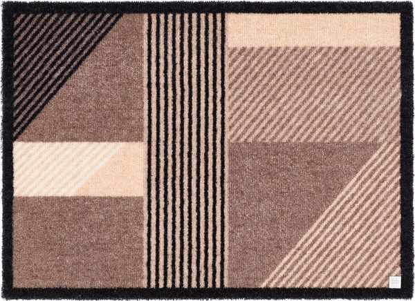 Barbara Becker Fußmatte Sense, Made in Belgium, rechteckig, Höhe: 7 mm, Schmutzfangmatte, modernes Design, waschbar, auch als Läufer