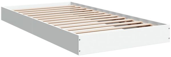 vidaXL Bettgestell Weiß 90x190 cm Holzwerkstoff 842070 Bild 3