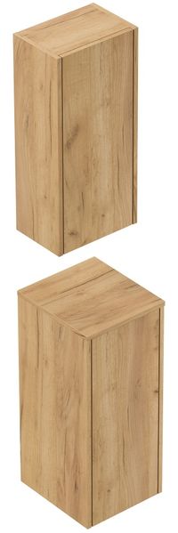 Badschrank 2er Set Taifun zur Wandmontage eiche gold : Eiche Gold Bild 3