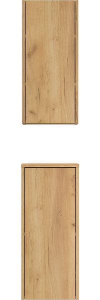 Badschrank 2er Set Taifun zur Wandmontage eiche gold : Eiche Gold Bild 5