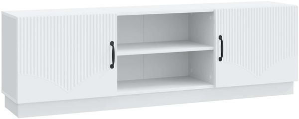 vidaXL TV-Schränk Weiß 150 x 31 x 47 cm Holzwerkstoff 895375