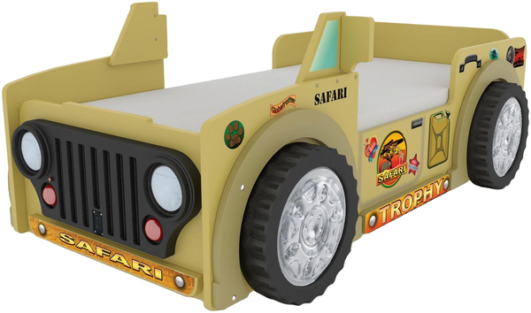Kinderbett Jeepi Safari mit Lattenrost & Matratze