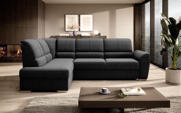 Wohnideebilder Siber Schwarz Ecksofas & Eckcouches CO-SIB-LT-10FL