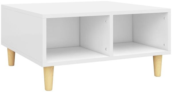 vidaXL Couchtisch Weiß 60 x 60 x 30 cm Spanplatte [805977] Bild 2