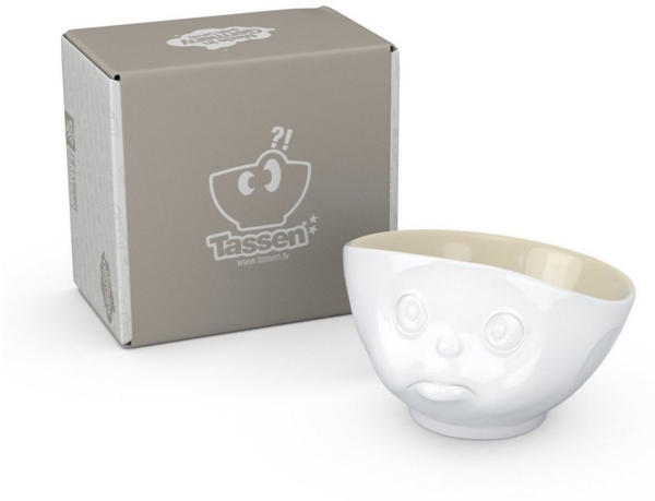 Schmunzel Schale schmollend innen Sand weiß 500ml