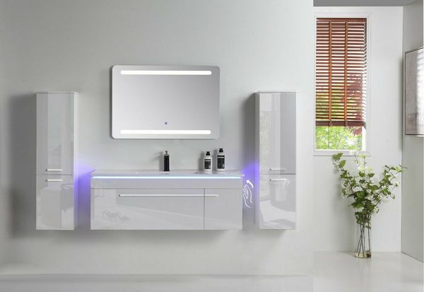 Faizee Home Badmöbel-Set Badmöbel-Set 120cm Unterschrank