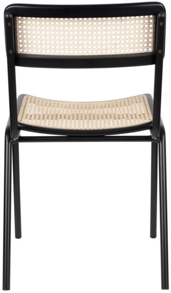 Stuhl Stapelstuhl JORT BLACK-NATURAL von ZUIVER Bild 6