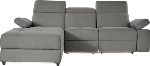 Home affaire Ecksofa Kilado, L-Form, mit Relaxfunktion, verstellbarer Armlehne, Kopfteilverstellung