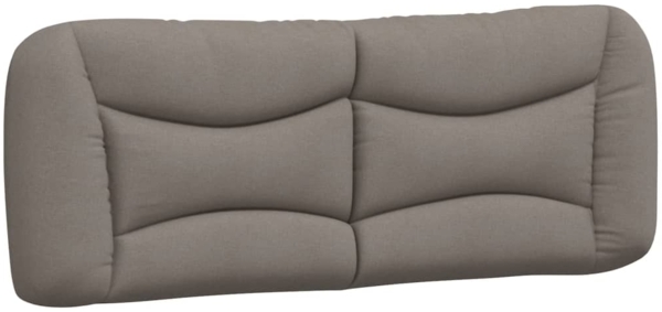 vidaXL Bettgestell ohne Matratze "Hvar" Taupe 140x200 cm Stoff 3207776 Bild 7