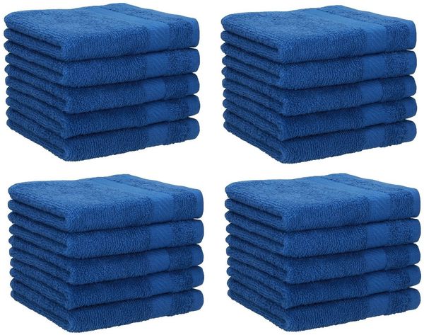 Betz Seiftuch 20 Stück Palermo Größe 30x30 cm Farbe blau, Baumwolle (Set, 20-St)