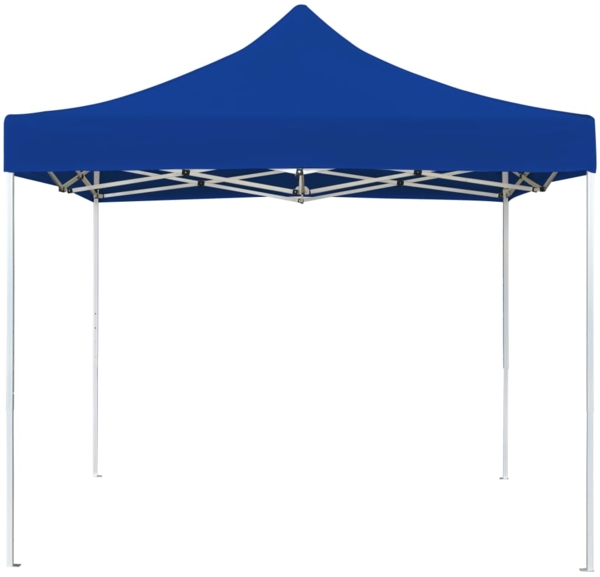 vidaXL Profi-Partyzelt Faltbar Aluminium 2x2 m Blau 48926