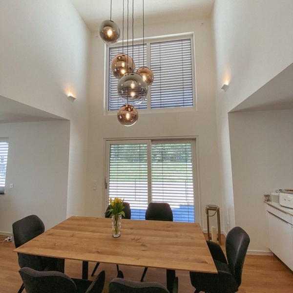 s.luce Progress Galerieleuchte Glas mit Farbverlauf 5m Abhängung Rauch Ø 30cm Bild 18