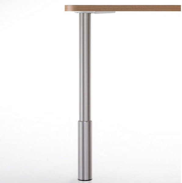 livingpoint24 Tischbein Tischbein Studio (79,5-97,5cm), Stützfuß höhenverstellbar, max 150kg, Verstellbare Höhe, Höhenverstellbar