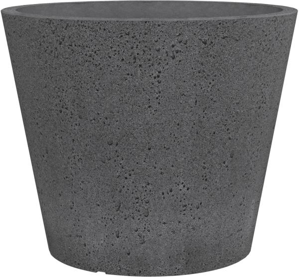 Scheurich Pflanztopf C-Cone Serie 238 schwarz, Beton-Optik Ø 49 cm