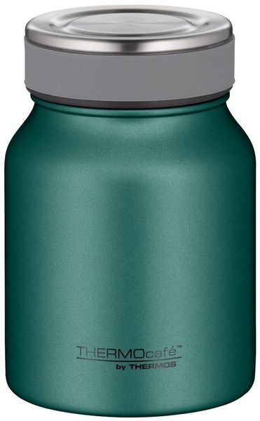 THERMOcafé Thermobehälter TC FOOD JAR, Thermobehälter für Essen, spülmaschinenfest, Edelstahl, Kunststoff, Silikon, (1-tlg), 0,5l, 9h heiß & 14h kalt, dicht & auslaufsicher