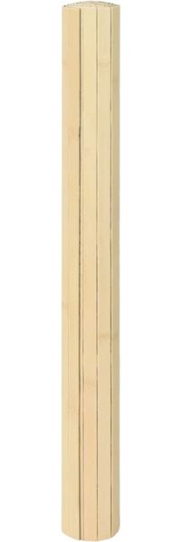 vidaXL Teppich Rechteckig Hell Natur 60x200 cm Bambus 376717 Bild 3