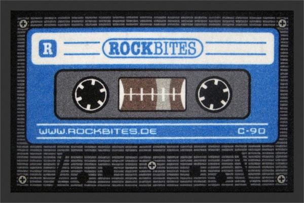 Rockbites - Fußmatte Türmatte "Tape" Blau Schwarz Nr. 14 (100836)*