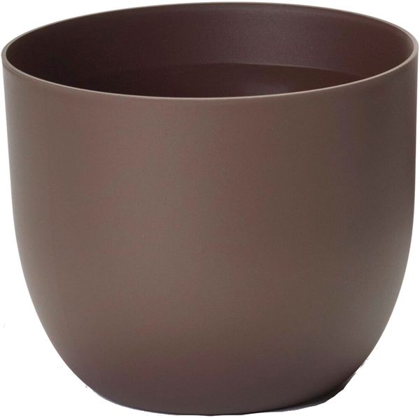 Blumentopf Rio Greener 35 cm rost – Pflanzgefäß aus recyceltem Polypropylen UV- und temperaturbeständig leicht schlagfest für Indoor und Outdoor