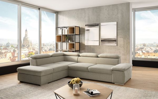 sit&more Ecksofa Valentine L-Form, B: 272 cm, mit Arm- & Kopfteilverstellung, optional mit Bettfunktion