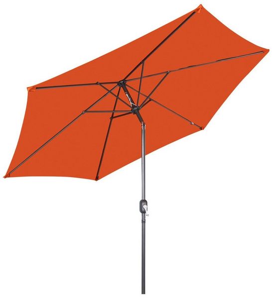 Angel Living Sonnenschirm 3m, Garten Ampelschirm mit Kurbel & Höhenverstellung, Sonnenschutz, ohne Schirmständer, Terrassenschirm für Terrasse, Balkon & Garten, ohne Schirmständer