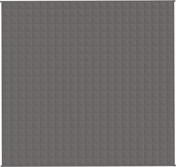vidaXL Gewichtsdecke Stoff, 1x Gewichtsdecke, Dunkelgrau, 220x235 cm, Stoff, 11 kg Bild 3