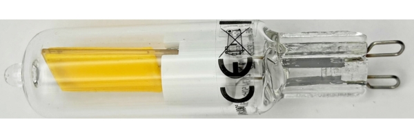 LED Stiftsockel G9, 4W, 500lm330°, 230V, 3000k / warmweiß, Glas Bild 7