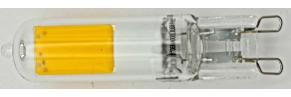 LED Stiftsockel G9, 4W, 500lm330°, 230V, 3000k / warmweiß, Glas Bild 6